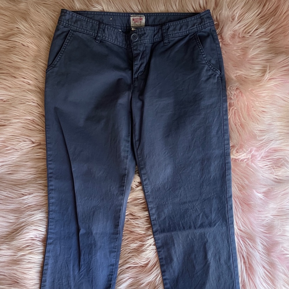 Flat Front Chinos Style Pants